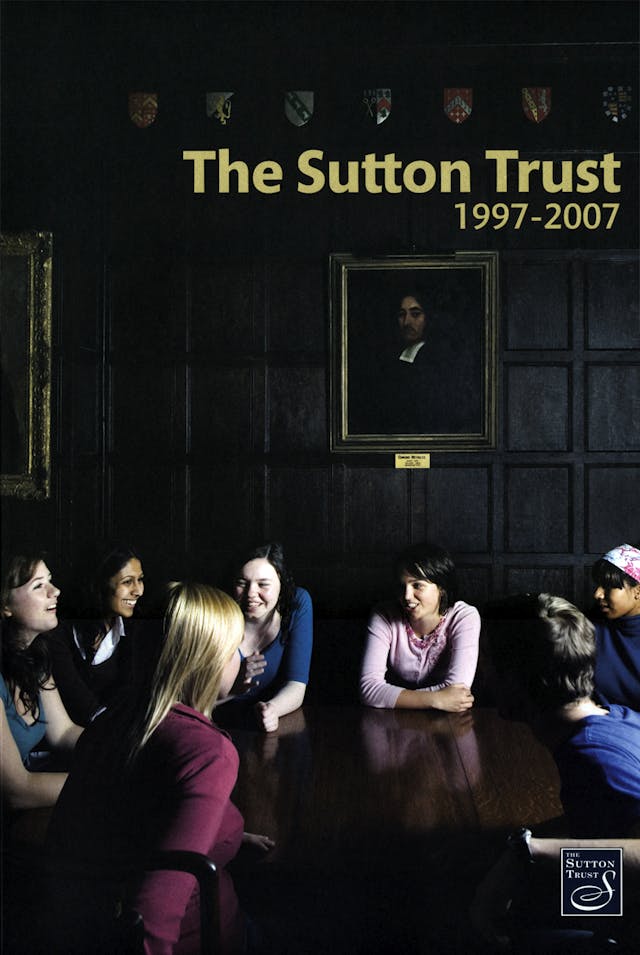 Cover of The Sutton Trust Report 1997 - 2007
