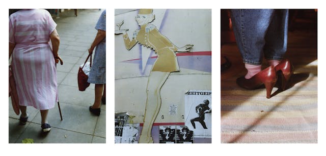 I was exploring my femininity. I wanted my audience to bring their own life experiences to their readings. From Woman to Woman 1990, Triptych 19.