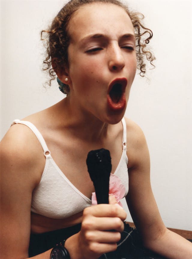 This picture became the illustration for the single song Started Out by Georgia released by Domino Records in 2019. Hannah, 12, at Daisy’s Slumber Party 1991, Entering the Masquerade 1992.