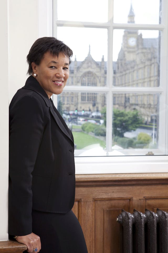 Baroness Patricia Scotland of Asthal, PC, QC in One Millbank, Westminster, London, UK - June 2012