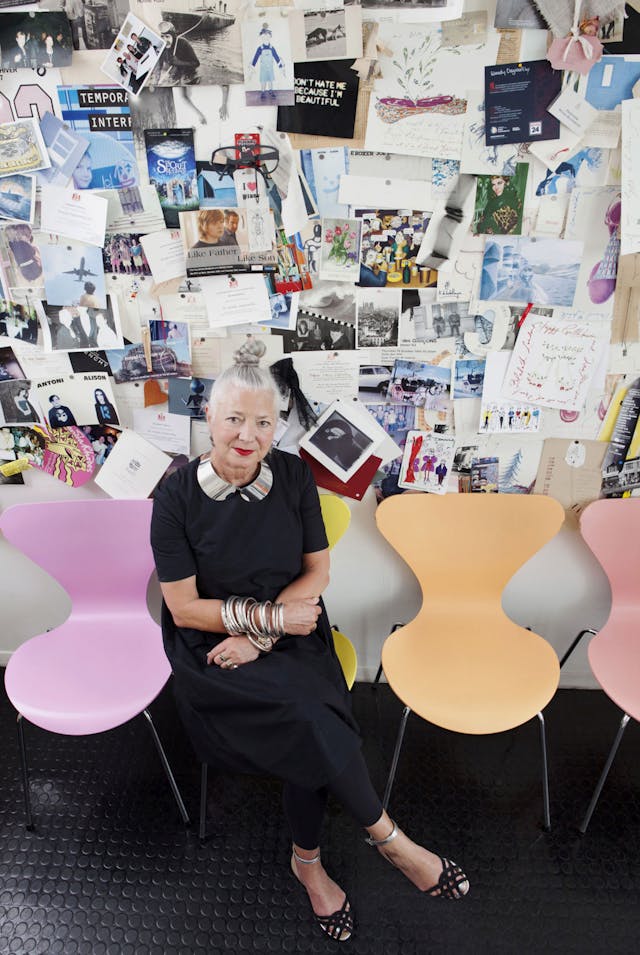 Professor Wendy Dagworthy OBE at Royal College of Art, London, UK - July 2012
