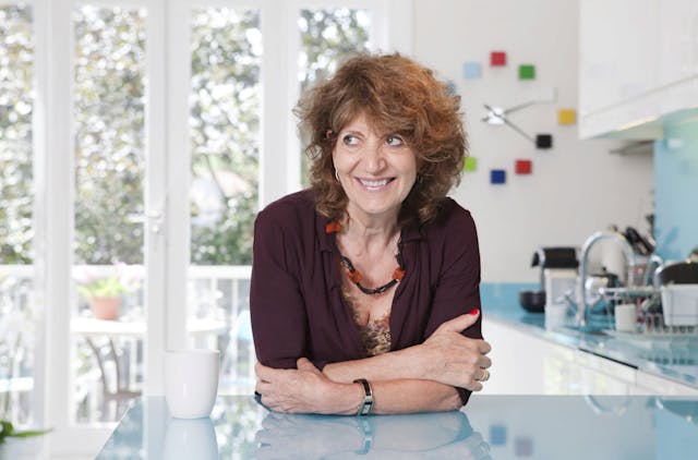 Susie Orbach at her home in Hampstead, London, UK - August 2012