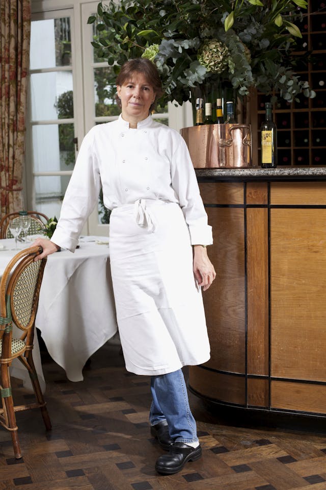 Sally Clarke MBE at her restaurant Clarke's, West London, UK - August 2012