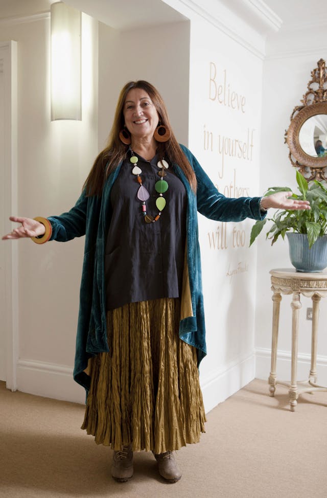 Lynne Franks in B Hive Club, Covent Garden, London, UK - November 2012